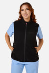 Gorman NZ - Scrubs Black Polar Fleece Vest - black