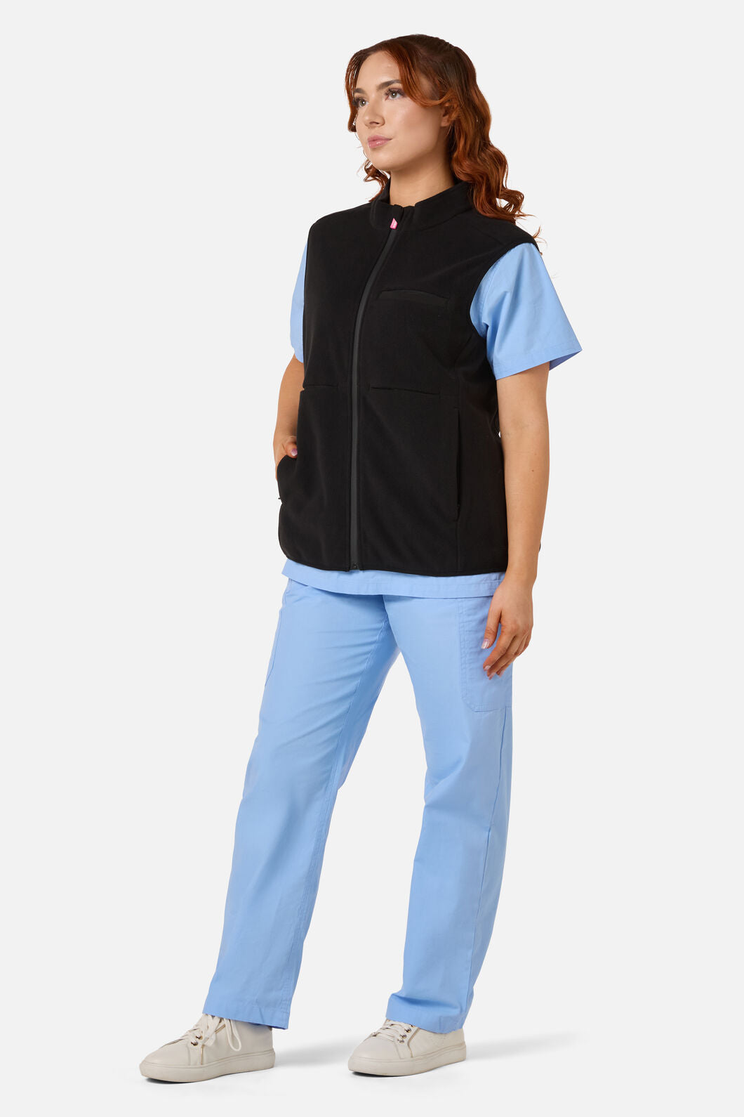 Gorman NZ - Scrubs Black Polar Fleece Vest - black