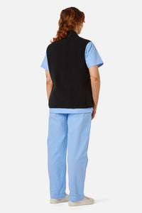 Gorman NZ - Scrubs Black Polar Fleece Vest - black