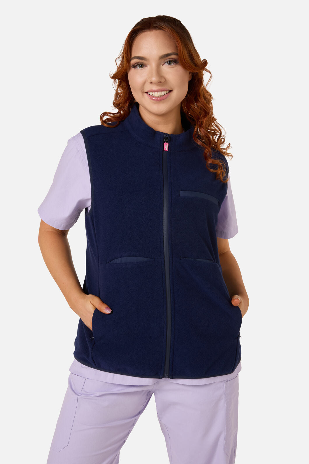 Gorman NZ - Scrubs Navy Polar Fleece Vest - navy