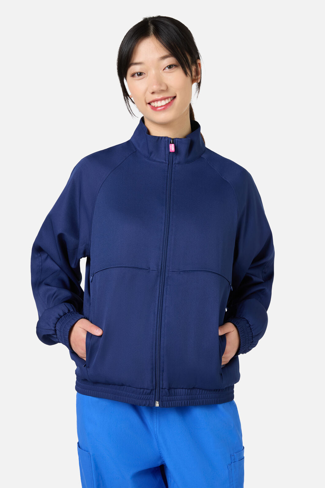 Gorman NZ - Scrub Womens Navy Zip Up Jacket - navy
