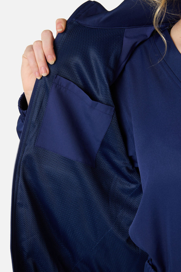 Gorman NZ - Scrub Wmns Navy Zip Up Jacket - navy