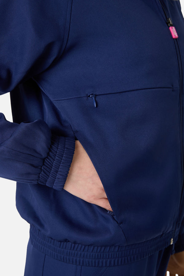 Gorman NZ - Scrub Wmns Navy Zip Up Jacket - navy