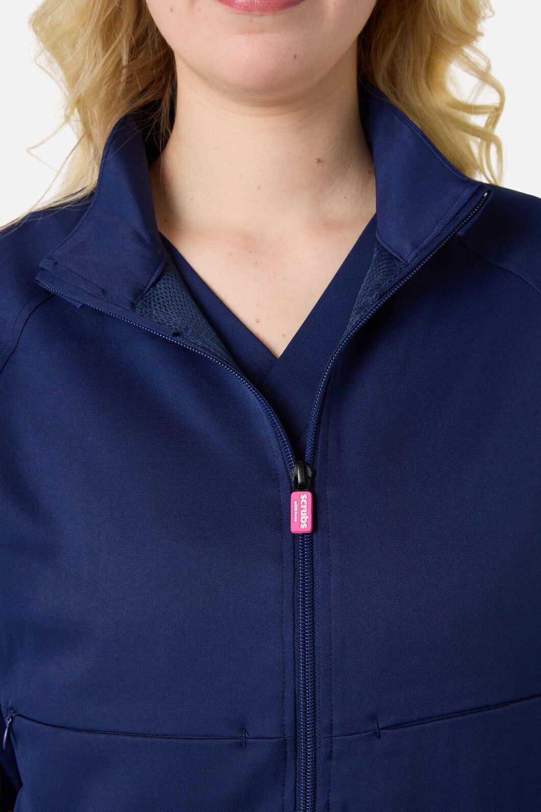 Gorman NZ - Scrub Wmns Navy Zip Up Jacket - navy