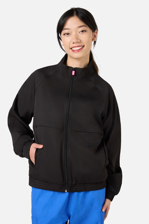 Gorman NZ - Scrub Womens Black Zip Up Jacket - black
