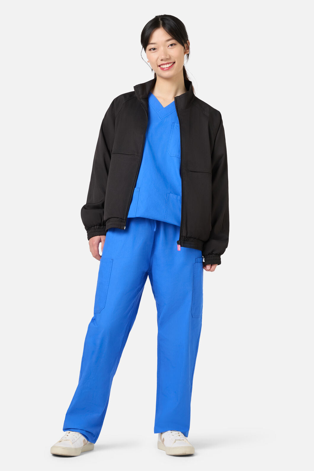 Gorman NZ - Scrub Womens Black Zip Up Jacket - black