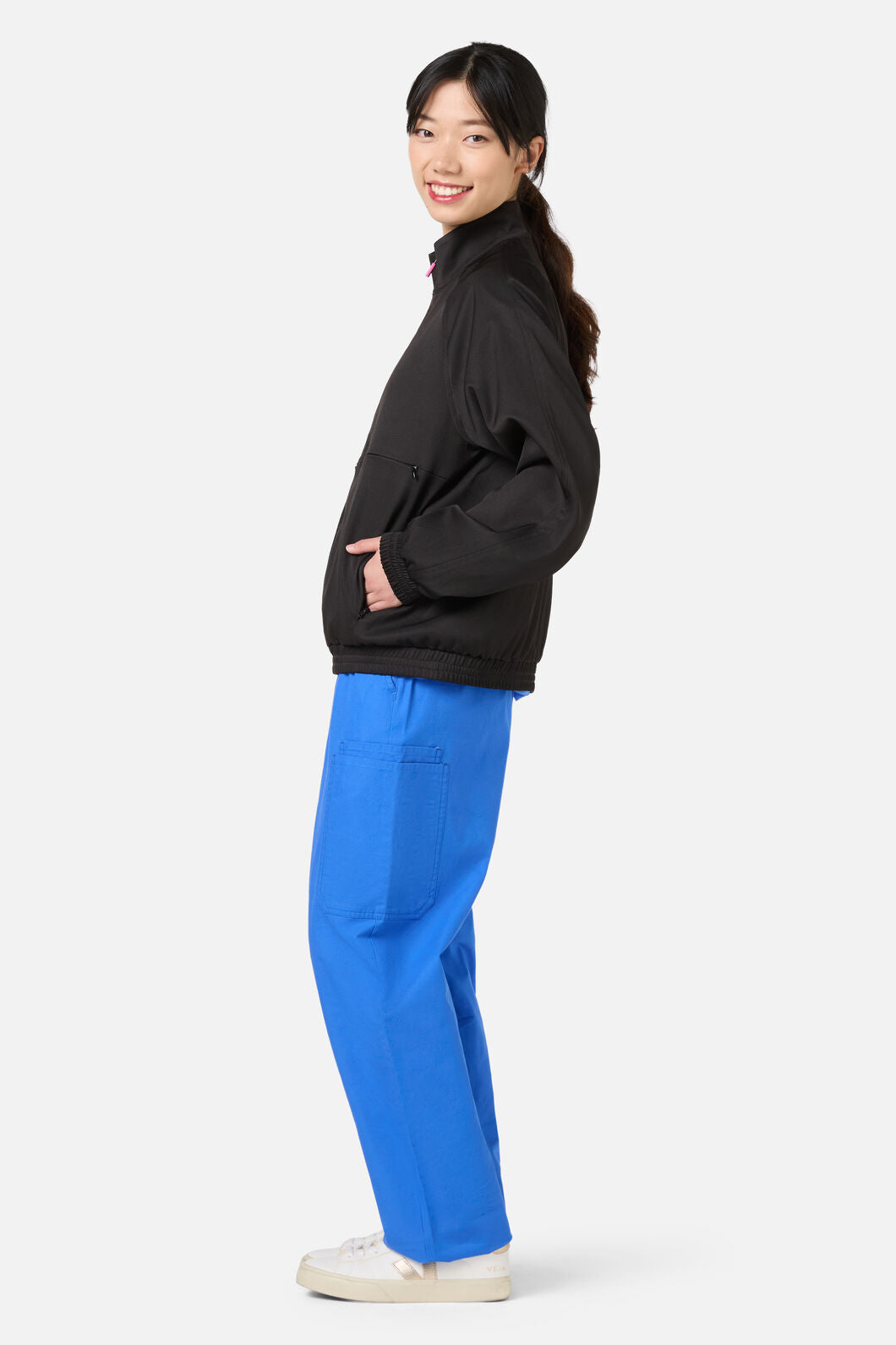 Gorman NZ - Scrub Womens Black Zip Up Jacket - black