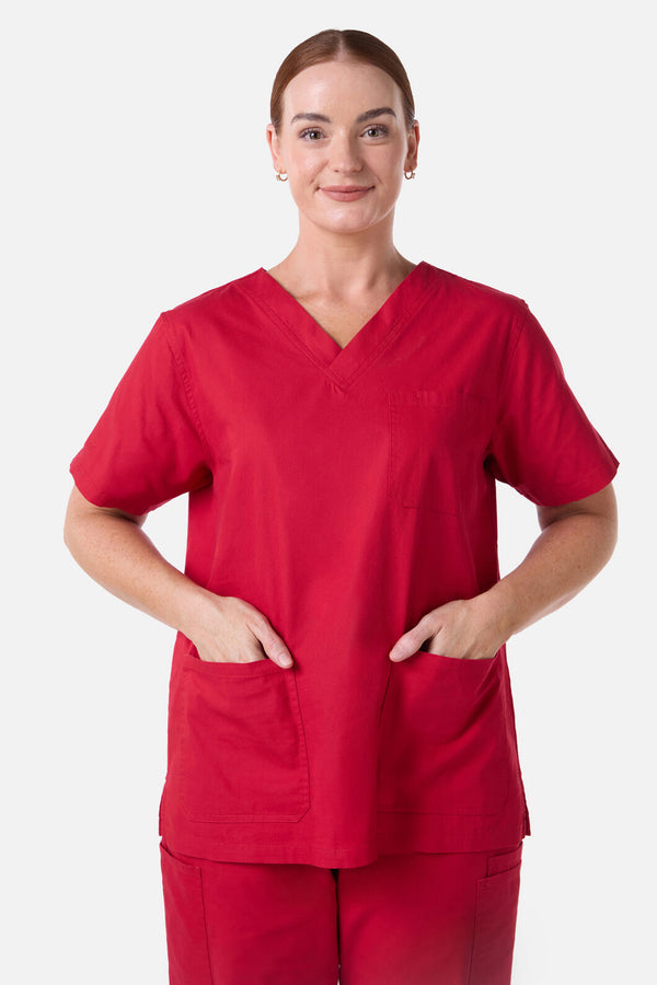 Gorman NZ - Scrubswithlove Red Scrub Set - red