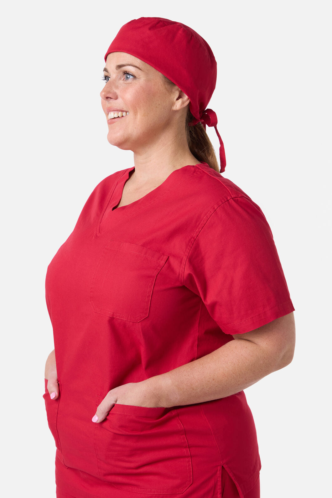 Gorman NZ - Scrubswithlove Red Scrub Hat - red