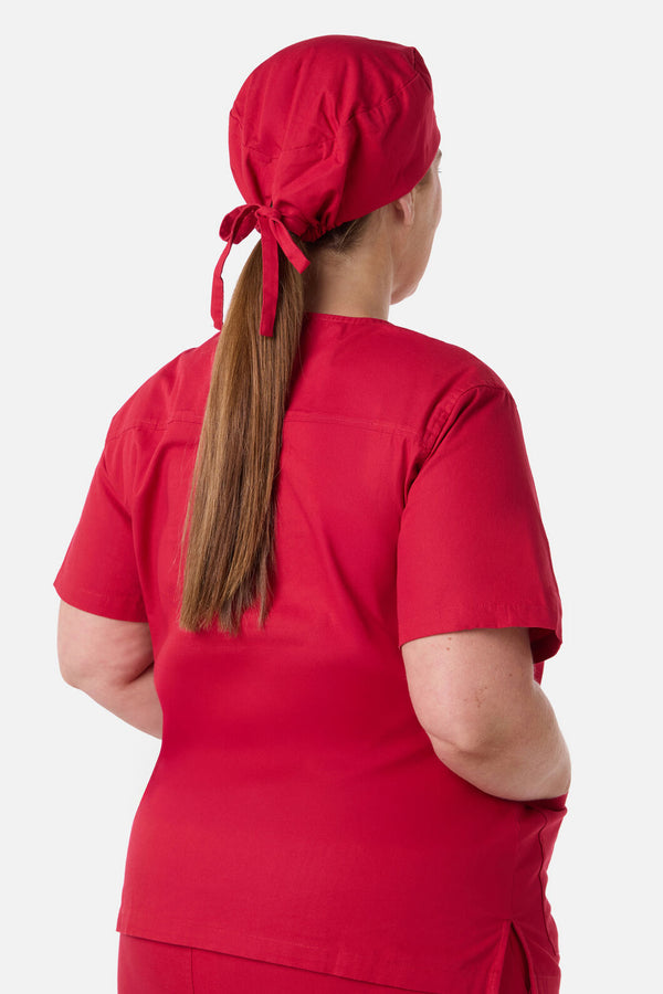 Gorman NZ - Scrubswithlove Red Scrub Hat - red