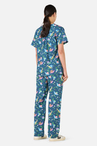 Gorman NZ - Snailed It Scrub Set - blue