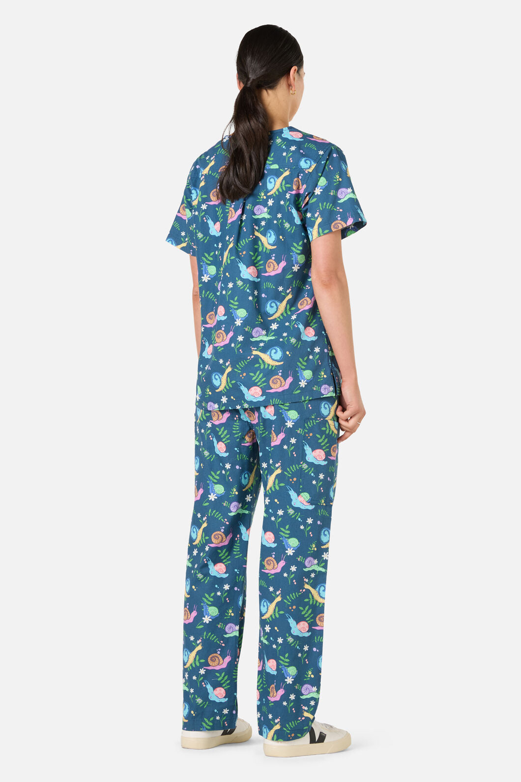 Gorman NZ - Snailed It Scrub Set - blue