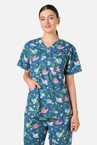 Gorman NZ - Snailed It Scrub Set - blue