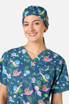 Gorman NZ - Snailed It Scrub Hat - blue