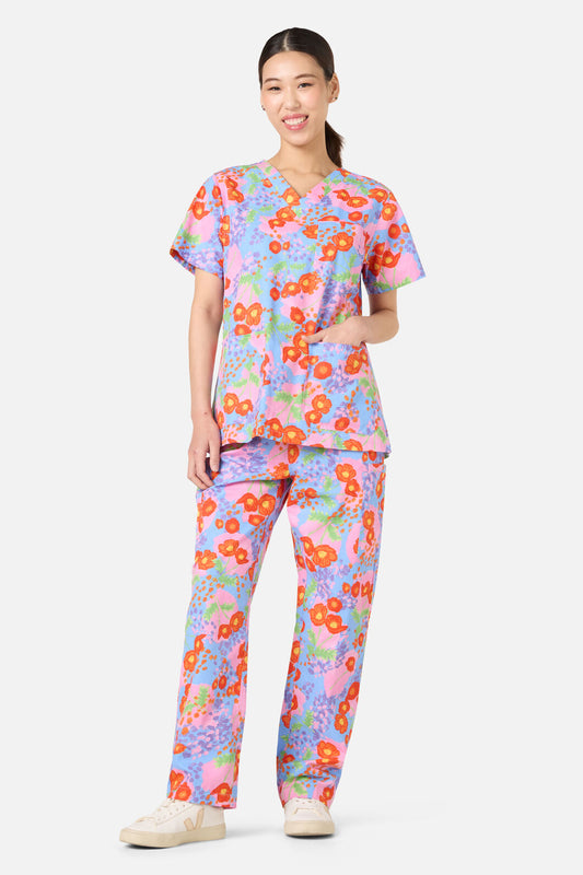 Gorman NZ - Poppy Dotty Scrub Set - multi