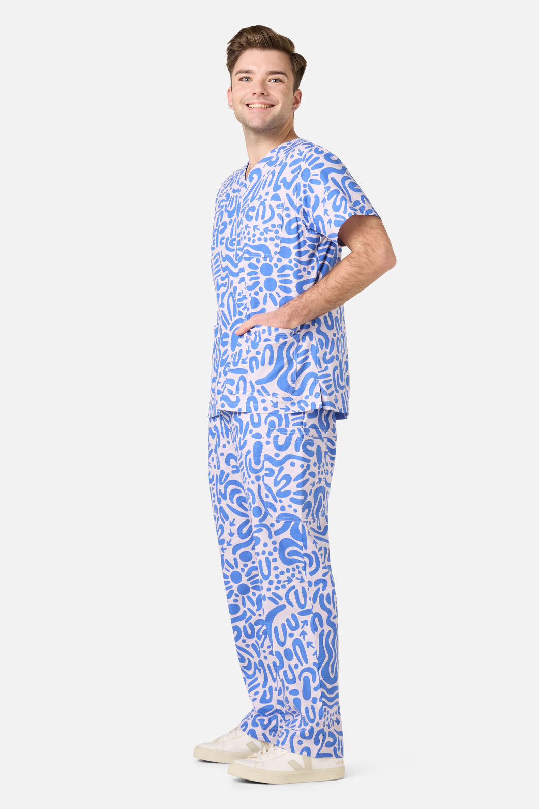 Gorman NZ - Wuk-tjarra Scrub Set - blue