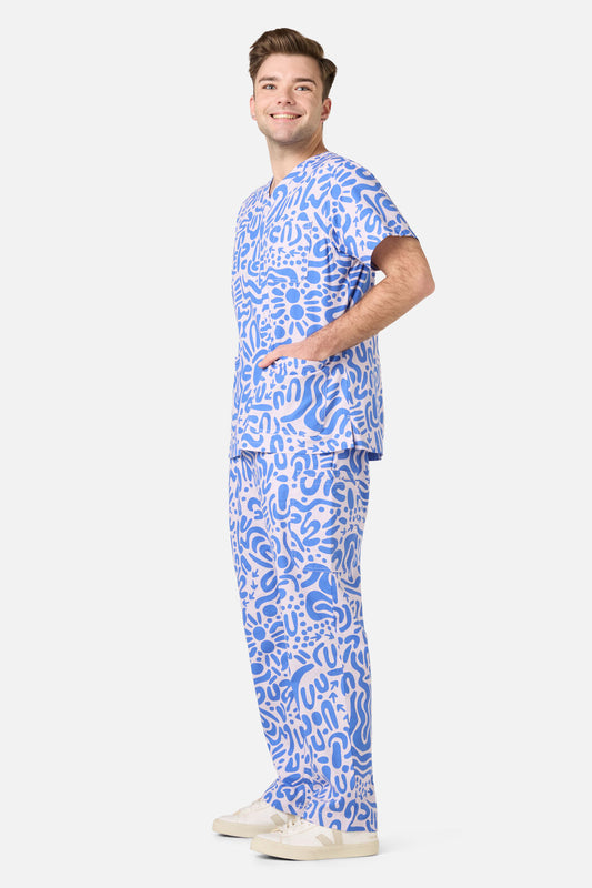 Gorman NZ - Wuk-tjarra Scrub Set - blue