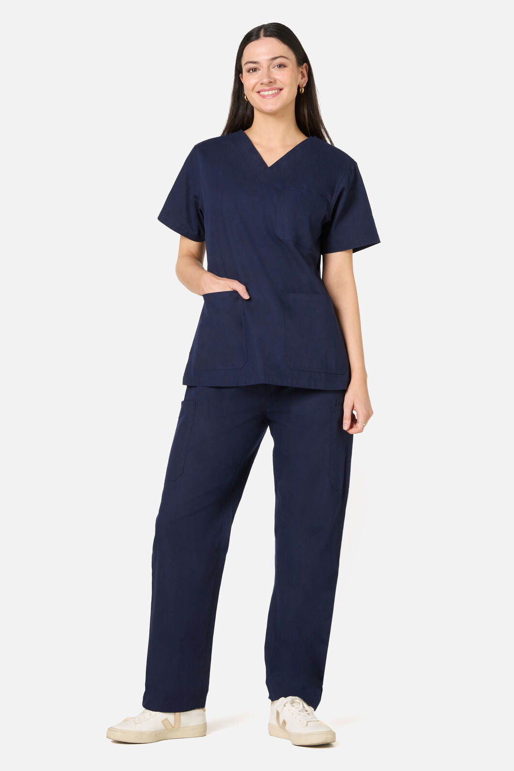Gorman NZ - 100% Cotton Navy Scrub Set - navy