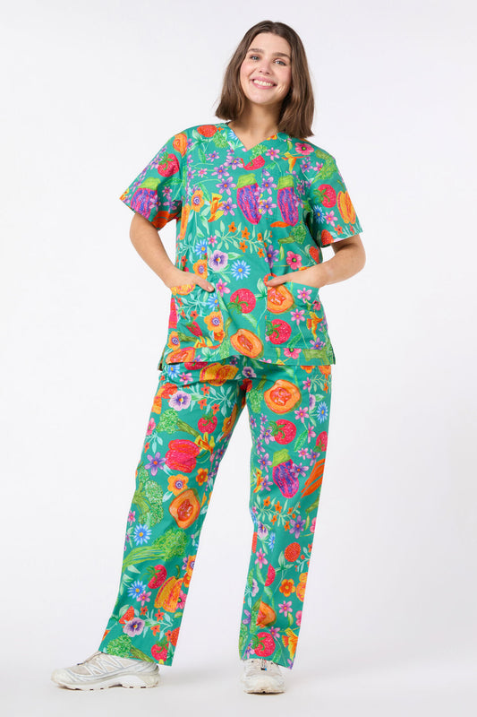 Gorman NZ - Seasonal Scrub Set - green