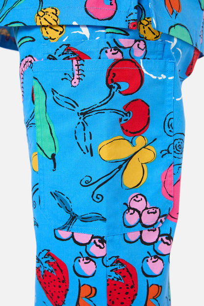 Gorman NZ - Fruit Bowl Scrub set - blue