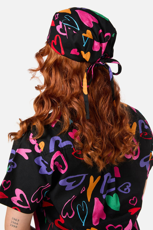 Gorman NZ - Heartfull Scrub hat - black