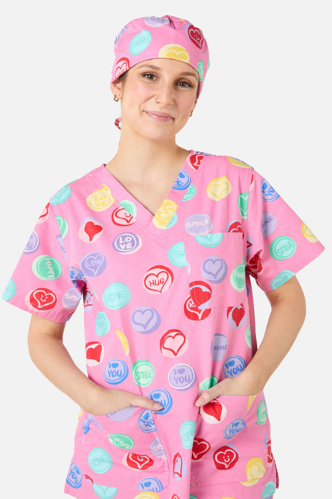 Gorman NZ - Love Candy scrub hat - pink
