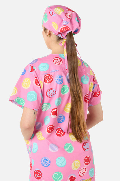 Gorman NZ - Love Candy scrub hat - pink