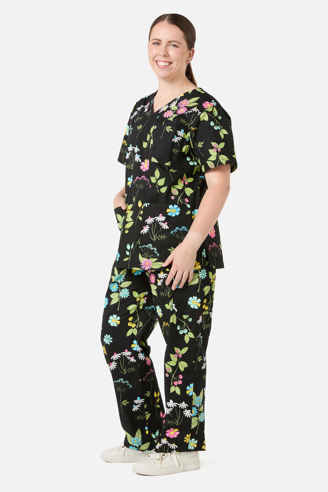 Gorman NZ - Fieldwork scrub set - black