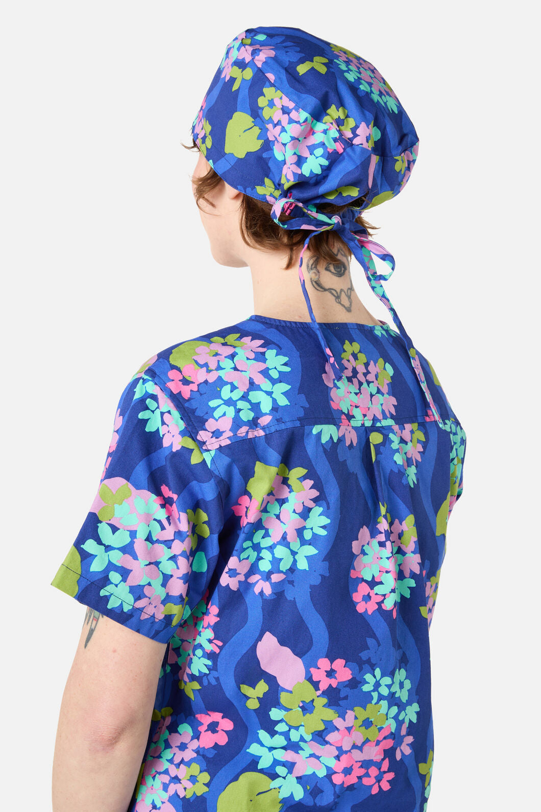 Gorman NZ - BLUE BLOOMS SCRUB HAT - blue