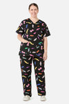 Gorman NZ - SWEETIE TREATIE scrub set - black