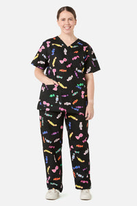 Gorman NZ - SWEETIE TREATIE scrub set - black