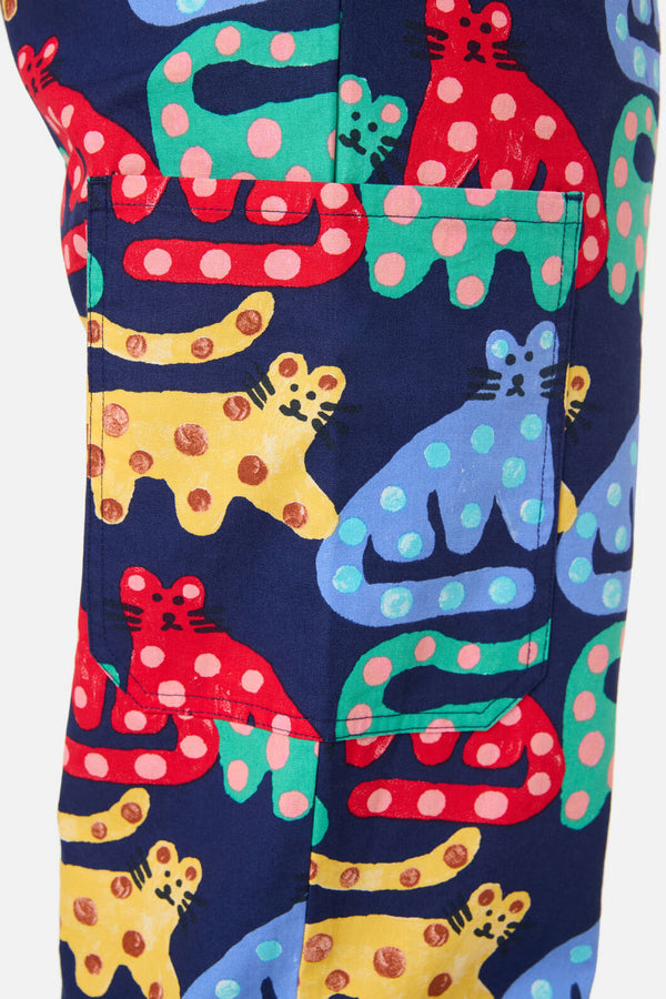 Gorman NZ - CHEETAH SCRUB SET - navy