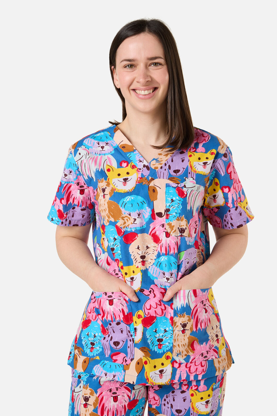 Gorman NZ - PUPPY SCHOOL SCRUB SET - navy