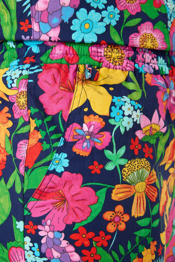 Gorman NZ - COTTAGE FLORAL SCRUB SET - navy