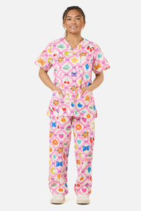 Gorman NZ - TRINKETS SCRUB SET - pink