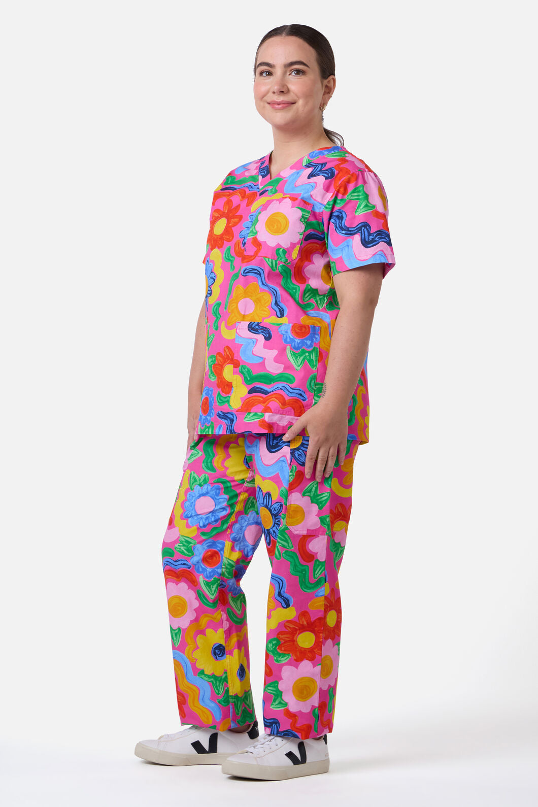 Gorman NZ - RIBBON FLORAL SCRUB SET - multi
