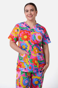 Gorman NZ - RIBBON FLORAL SCRUB SET - multi