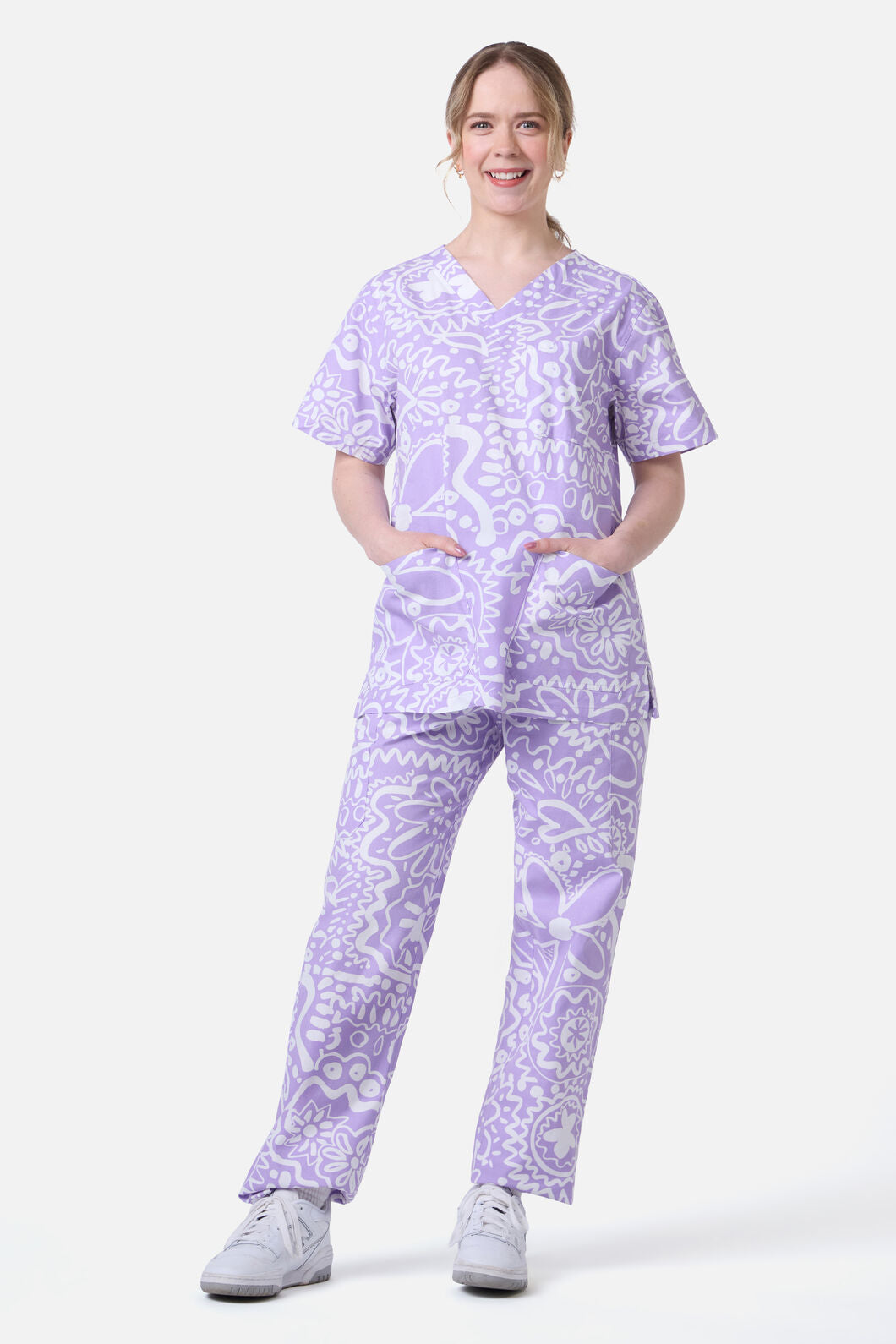 Gorman NZ - DAISY MAE SCRUB SET - lilac