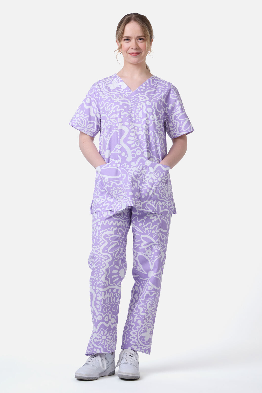 Gorman NZ - DAISY MAE SCRUB SET - lilac