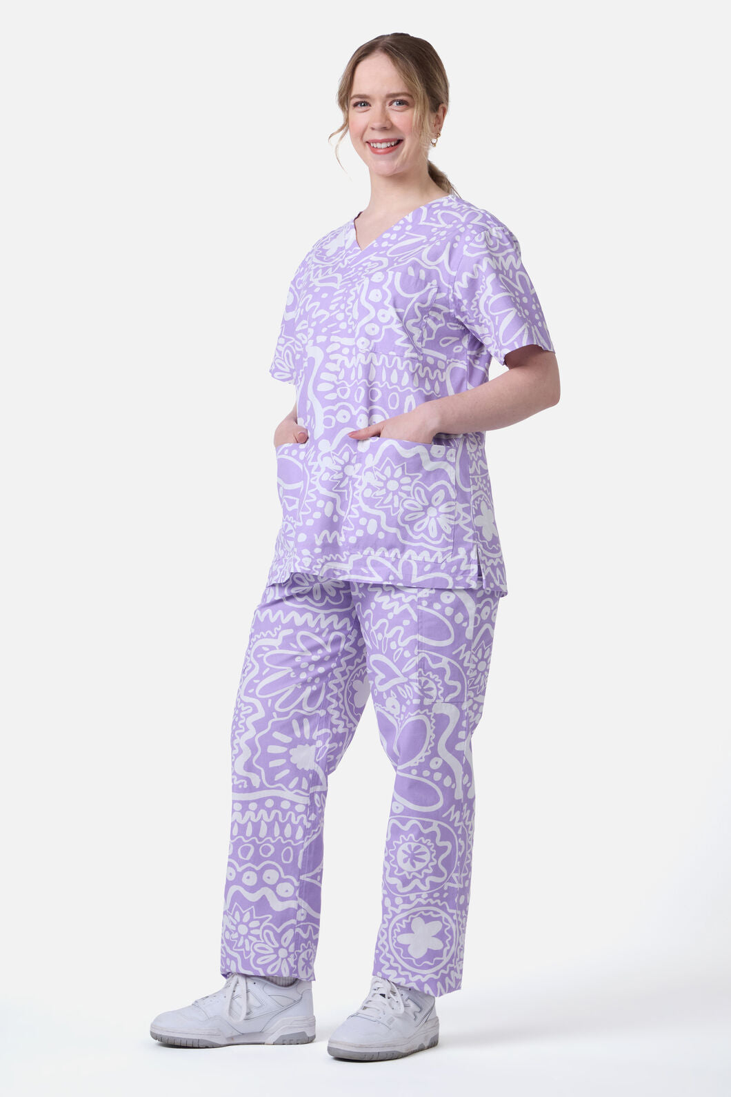 Gorman NZ - DAISY MAE SCRUB SET - lilac