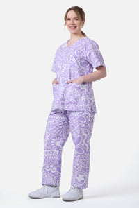Gorman NZ - DAISY MAE SCRUB SET - lilac