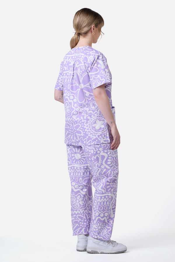 Gorman NZ - DAISY MAE SCRUB SET - lilac