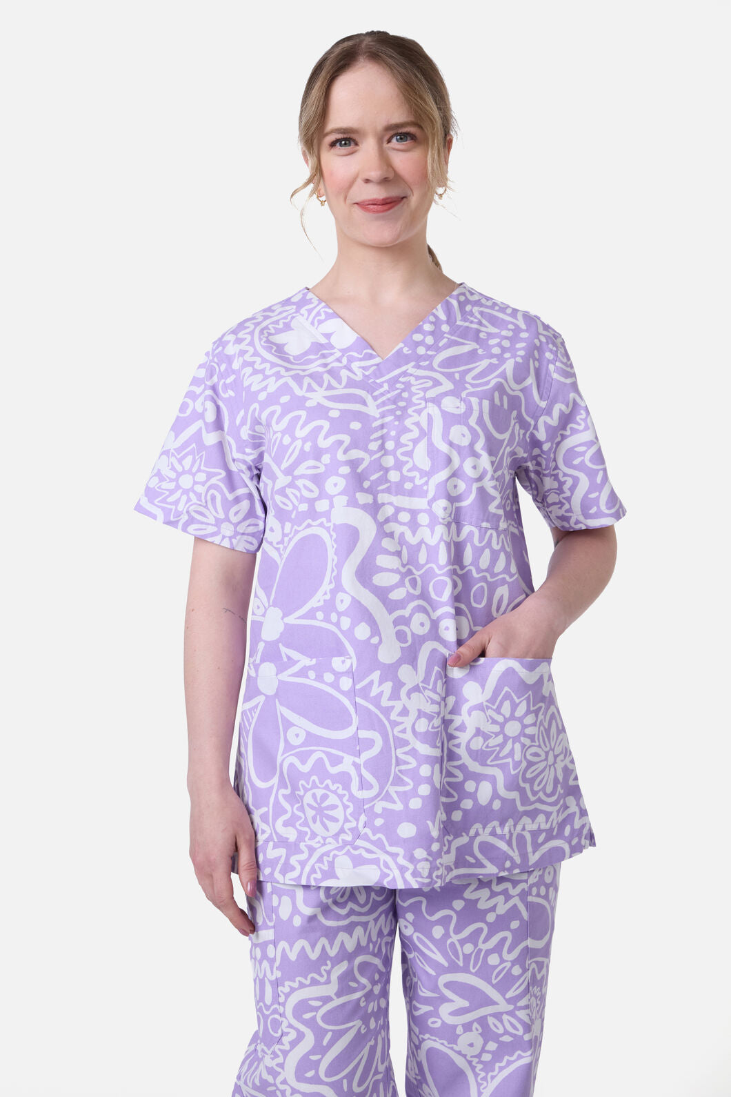 Gorman NZ - DAISY MAE SCRUB SET - lilac