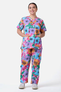 Gorman NZ - FLORAL BOUQUET SCRUB SET - multi