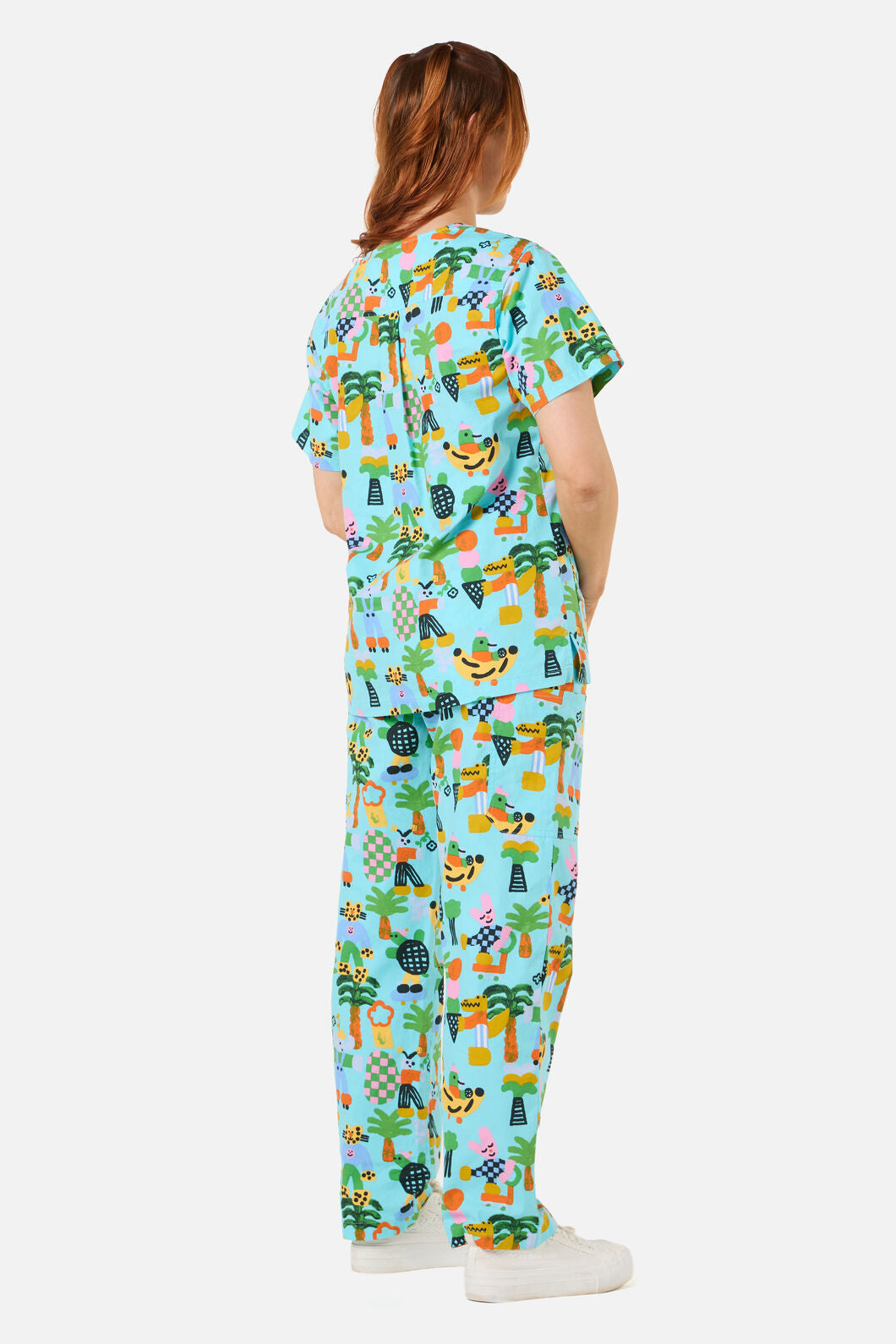 Gorman NZ - COOL FRIENDS SCRUB SET - aqua