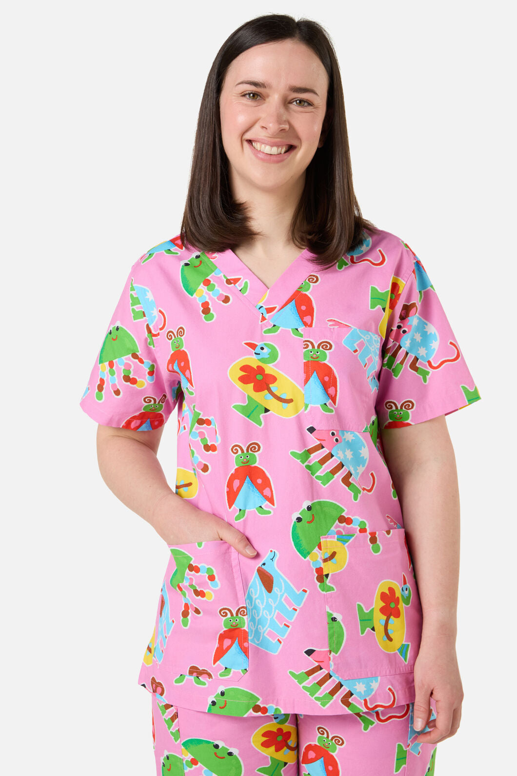 Gorman NZ - BUGGY BOO SCRUB SET - pink