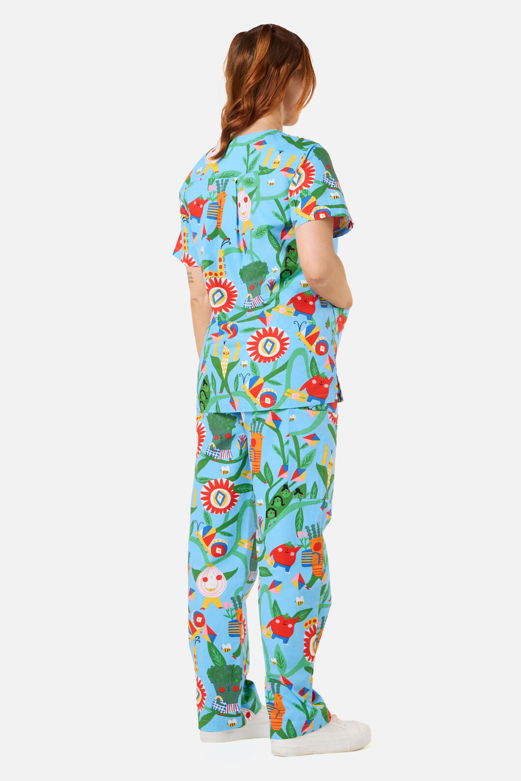 Gorman NZ - VEGGIE PARADE SCRUB SET - blue