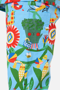 Gorman NZ - VEGGIE PARADE SCRUB SET - blue