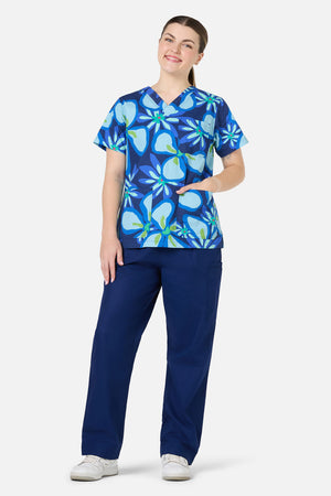 Gorman NZ - Florita Top & Pant scrub set - navy