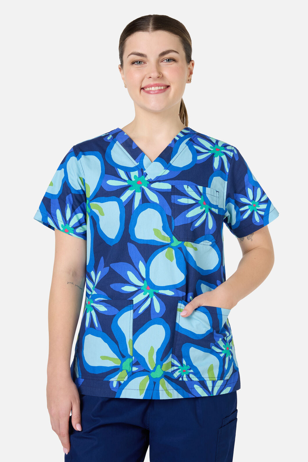 Gorman NZ - Florita Top & Pant scrub set - navy